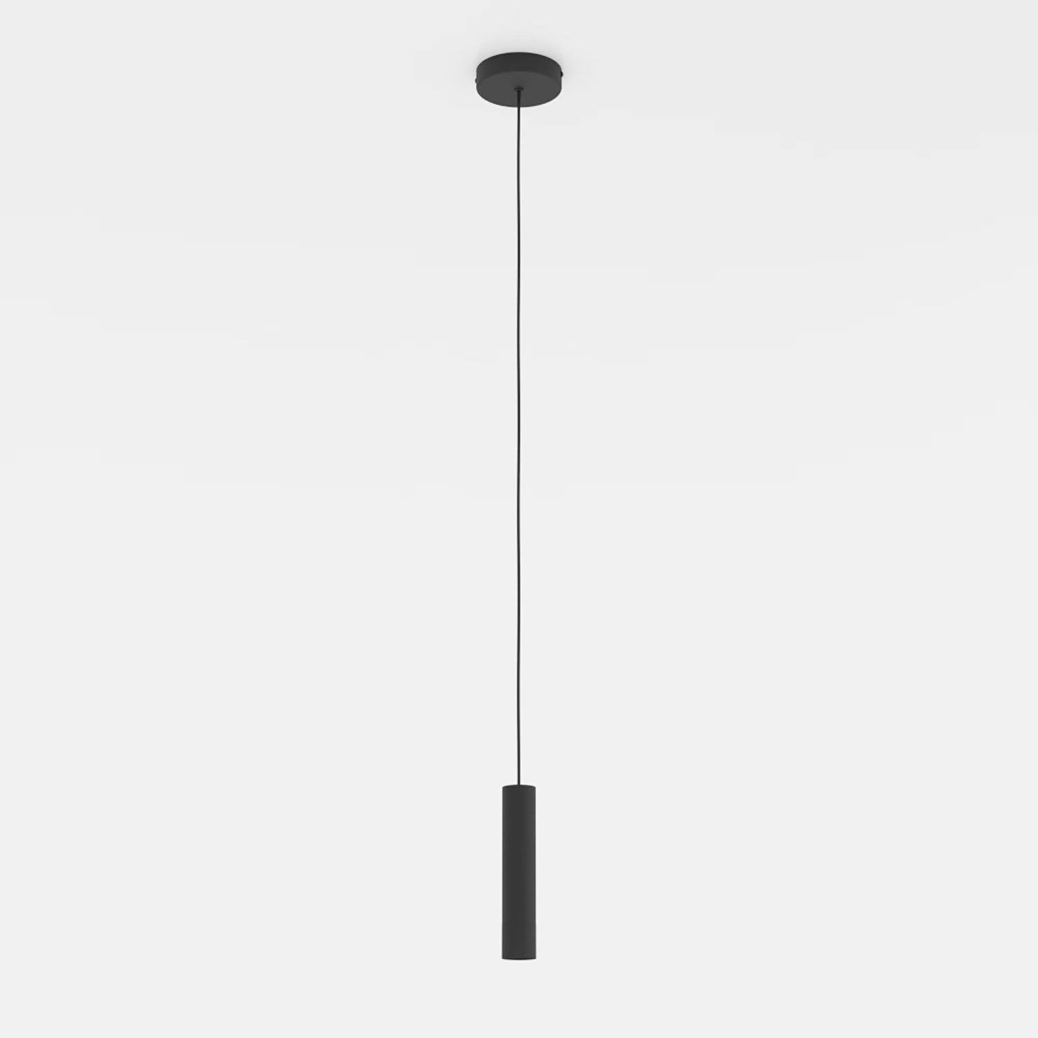 Lampadario A Sospensione Moderno Almudaina Acciaio Nero 1 Luce Led 5W 480Lm