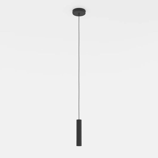 Lampadario A Sospensione Moderno Almudaina Acciaio Nero 1 Luce Led 5W 480Lm