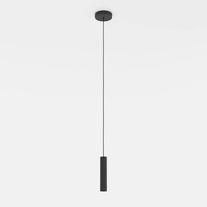 Lampadario A Sospensione Moderno Almudaina Acciaio Nero 1 Luce Led 5W 480Lm