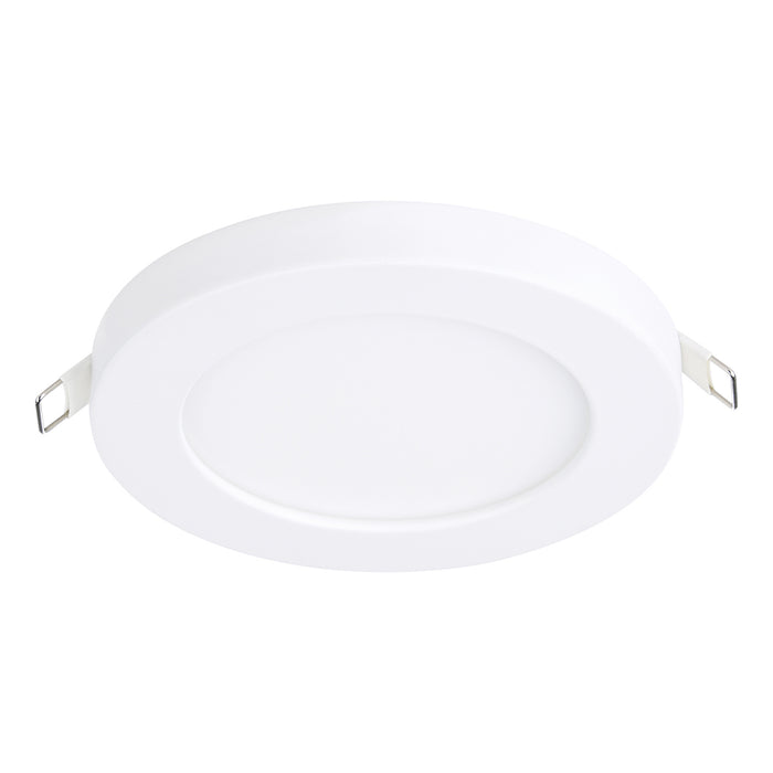 Faretto Ad Incasso Moderno Fueva Flex Alluminio Bianco Led Integrato 5,5W 3000K