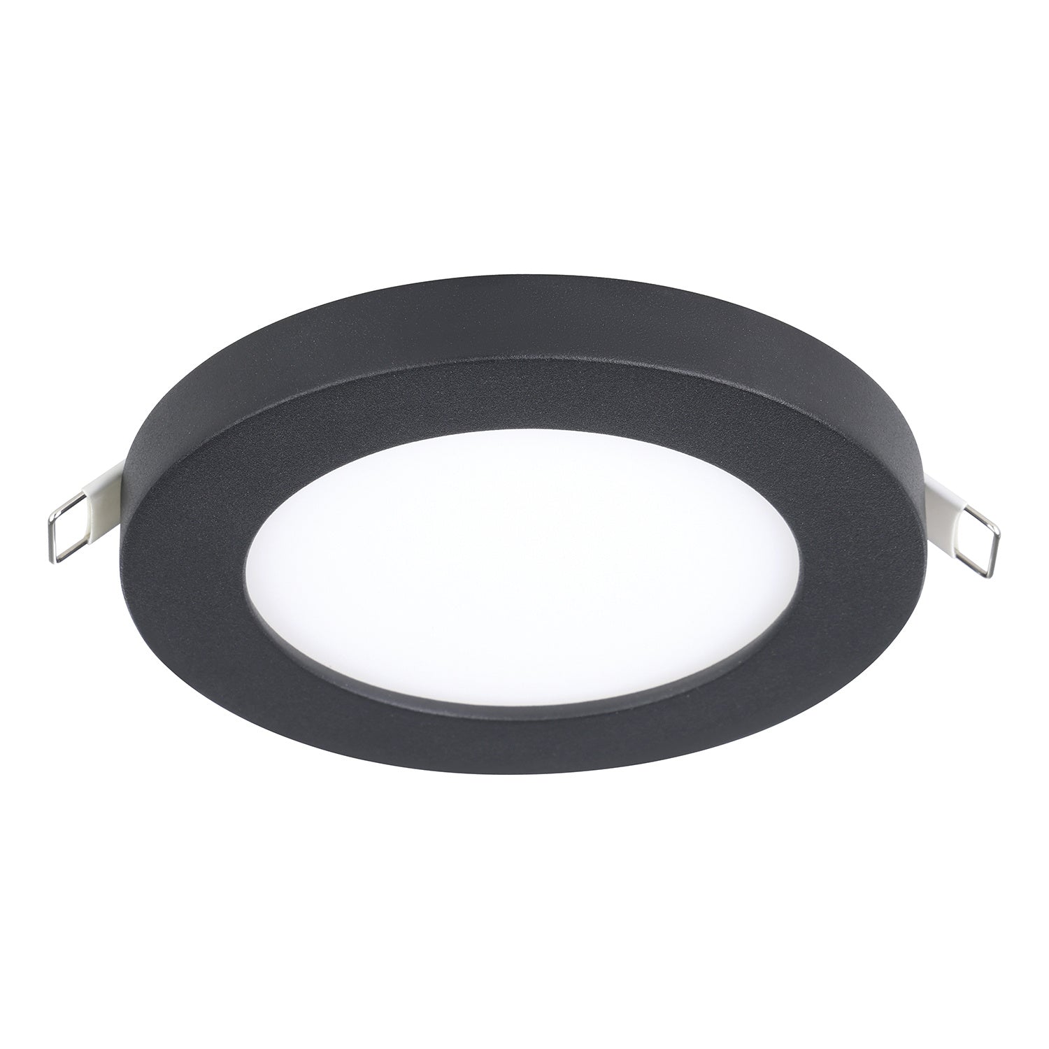 Faretto Ad Incasso Moderno Fueva Flex In Alluminio Nero Led Integrato 5,5W 4000K
