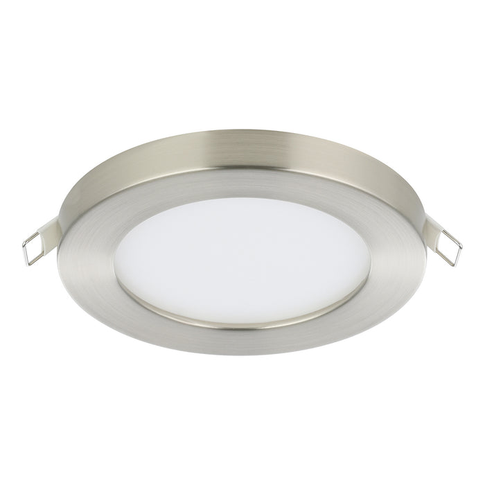 Faretto Ad Incasso Moderno Fueva Flex Alluminio Nichel Satinato Led 5,5W