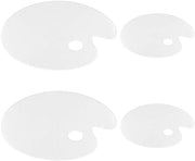 Palette per verniciatura a immersione - 4 contenitori - Vernice acrilica - Vaschetta per pennelli - Translucido - Ideale per pittori - Palette per pittori