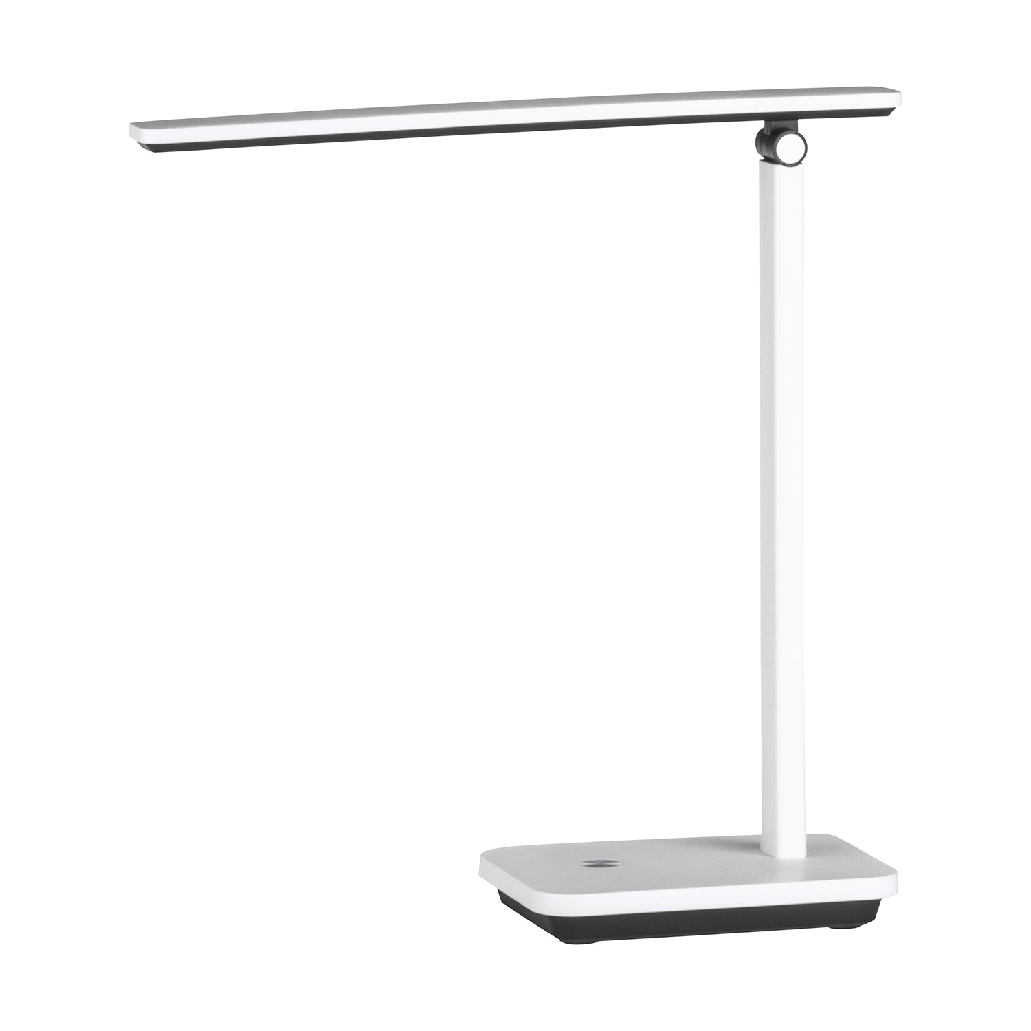 Lampada Da Tavolo Minimal Iniesta Policarbonato Bianco Luce Led Integrato 3,6W