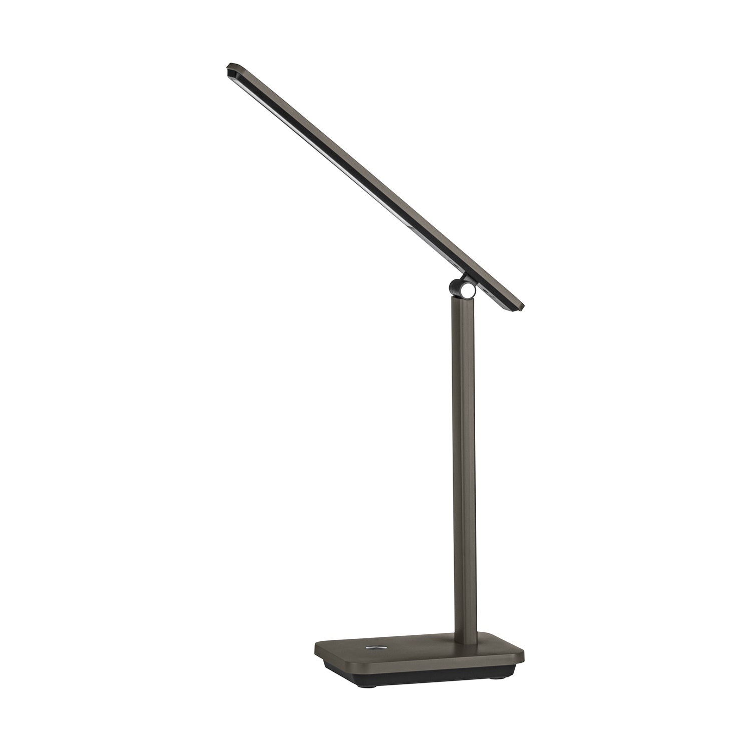 Lampada Da Tavolo Minimal Iniesta Policarbonato Nero Luce Led Integrato 3,6W