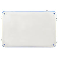 Tappeto Galleggiante Gonfiabile Blu e Bianco 300x200x15 cm cod mxl 61916