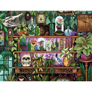 Puzzle da 2000 pezzi, dai 14 anni in su, cianfrusaglie e oggetti da strega, puzzle di qualità premium realizzato in Europa, piante, 12001416