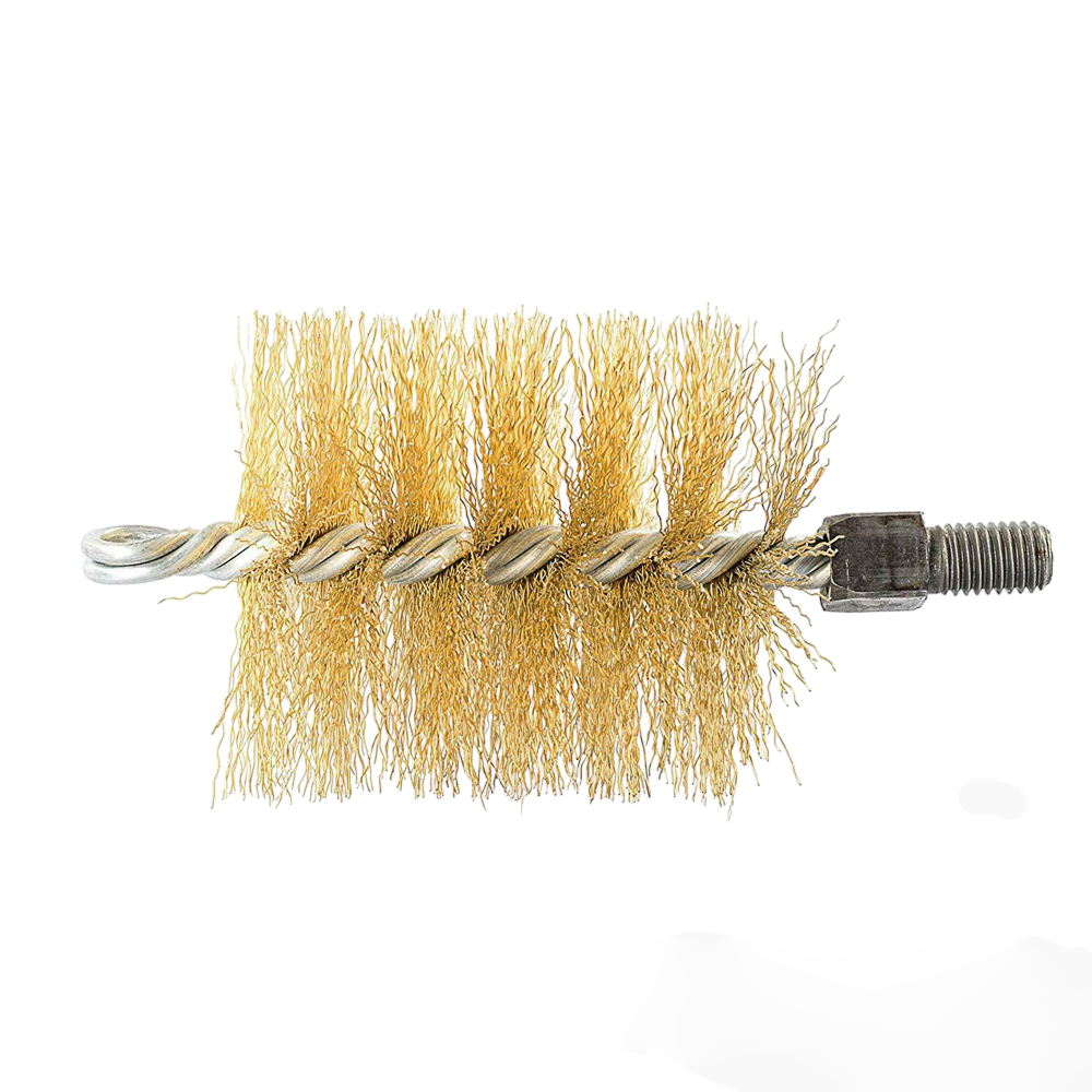 SCOVOLO TONDO ATTACCO FILETTATO 12MA Ø40 mm PULIZIA STUFA CANNA FUMARIA CEBO