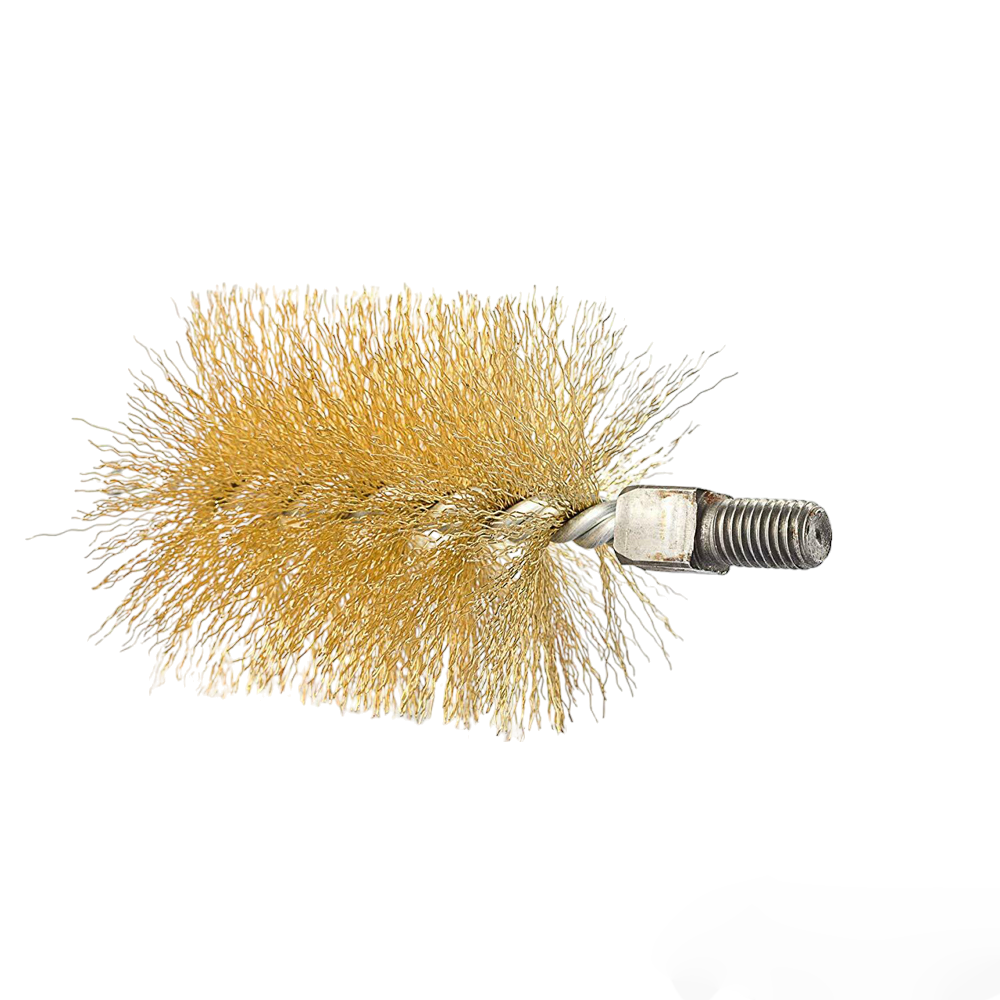 SCOVOLO TONDO ATTACCO FILETTATO 12MA Ø40 mm PULIZIA STUFA CANNA FUMARIA CEBO