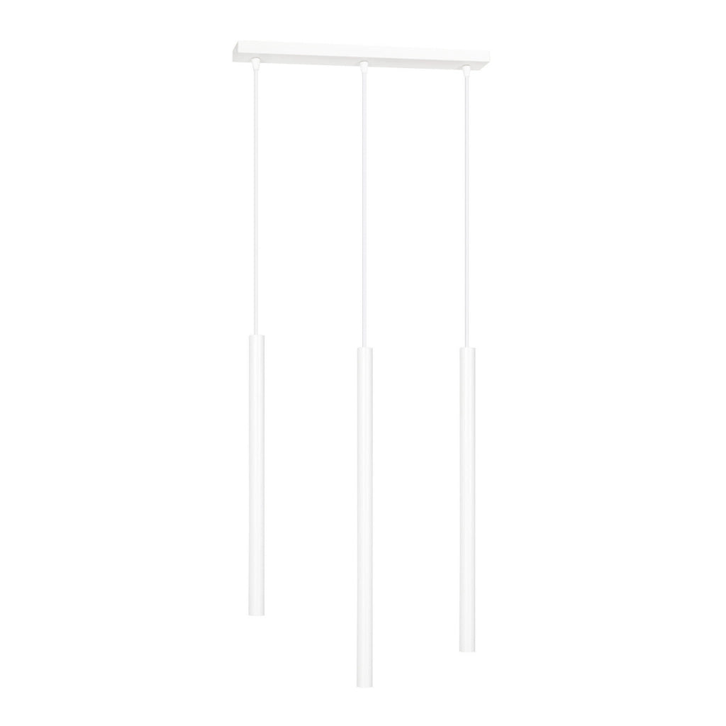Emibig Selter 3 lampadario bianco 3xG9 45cm H120cm