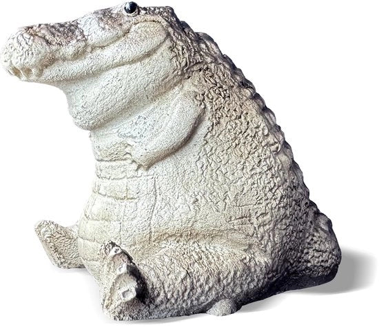 Mini ornamento alligatore per bambini, statuetta di giardino coccodrillo, statuetta di cera carina per decorazione interna ed esterna, regalo per uomo, donna, amici