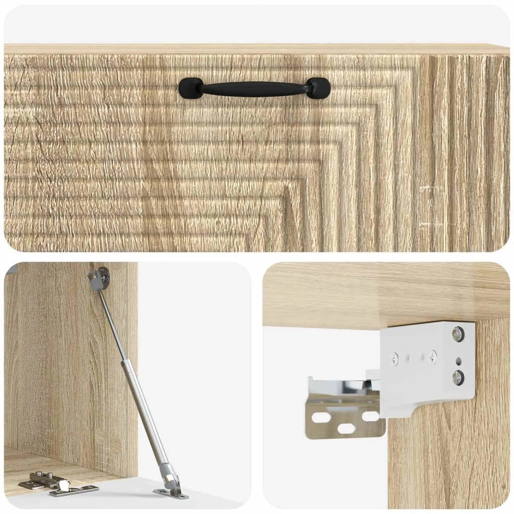 Mobile Porta TV da Muro Rovere Sonoma 98 x 31 x 30 cm
