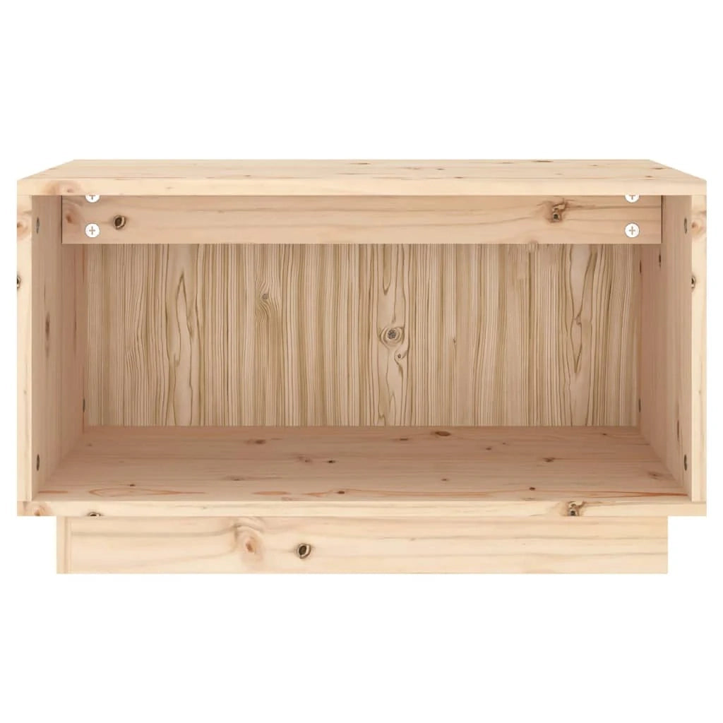 Mobile TV multimediale scaffale TV credenza mobile TV sala da pranzo soggiorno camera da letto 60 x 35 x 35 cm legno massello di pino marrone 02_0026134