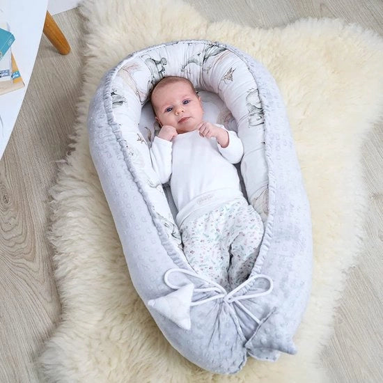 Cuscino per Bambini Reiswieg 100% Cotone Anti-Allergenico - Nido per Bambini \ Nido Caldo per Bambini