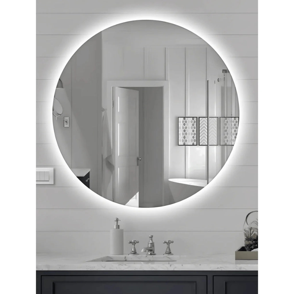 SPECCHIO LED TONDO  IP55 D.70CM 25W.