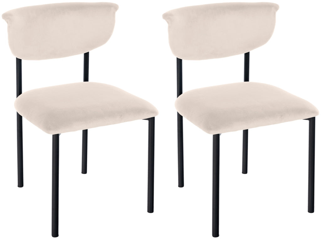 Set di 2 sedie visitatore Gambell velluto 2