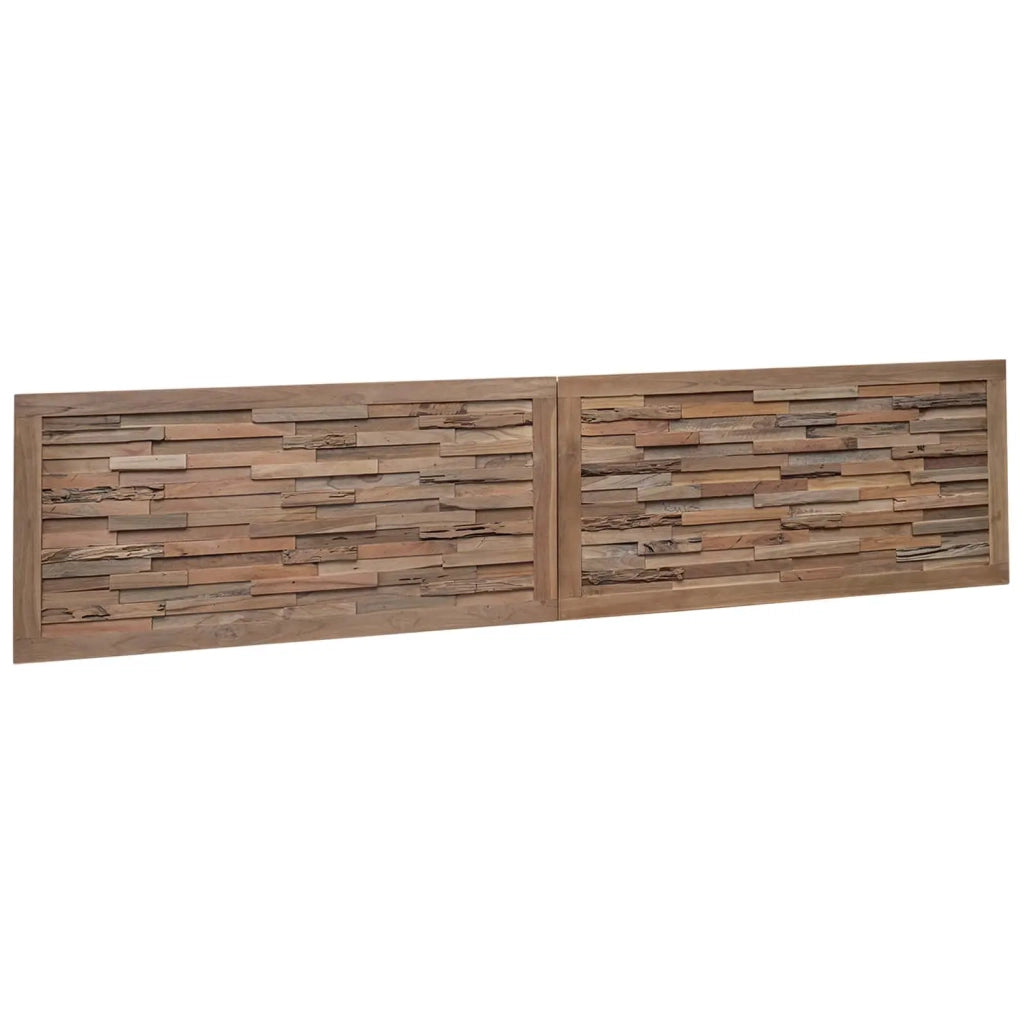 Testiera Naturale Legno di teak solido