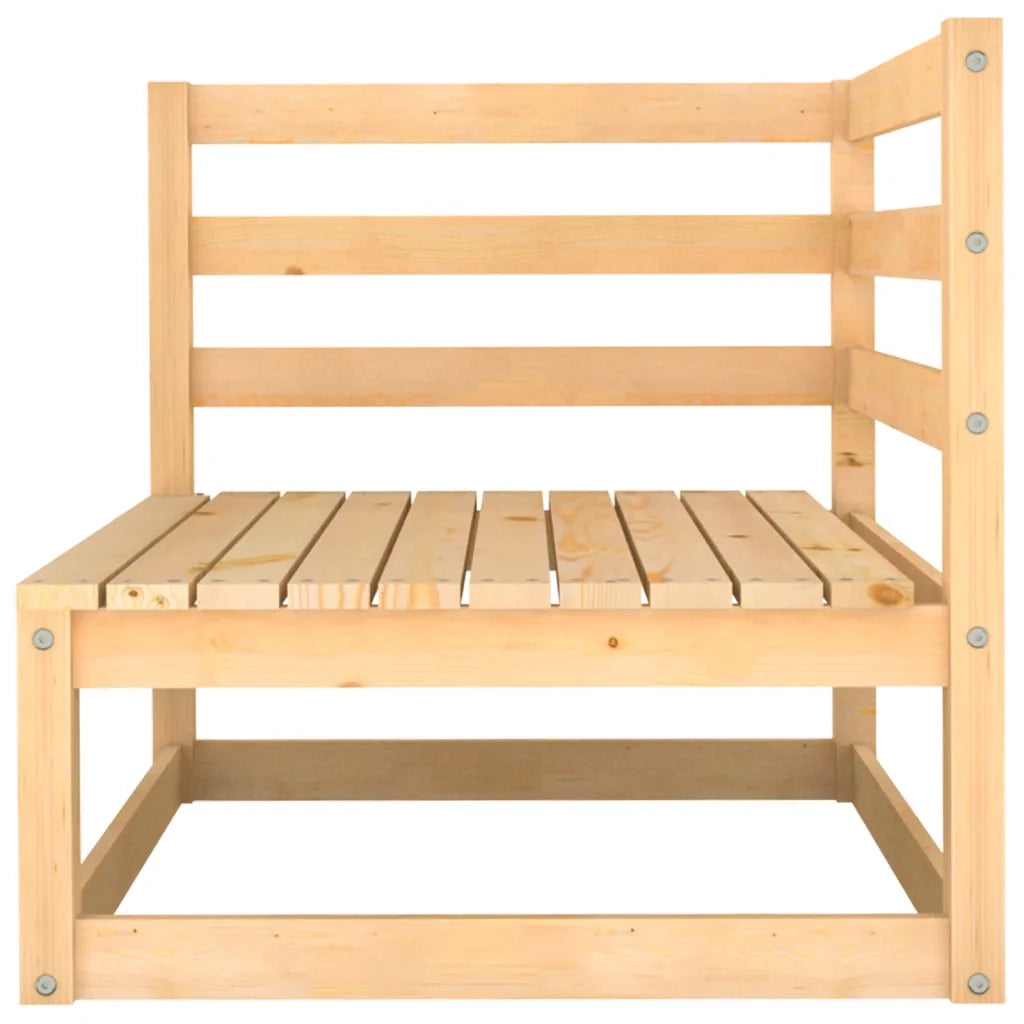 Set Salotto Giardino 8 pz Cuscini Antracite Legno Massello Pino 3083817