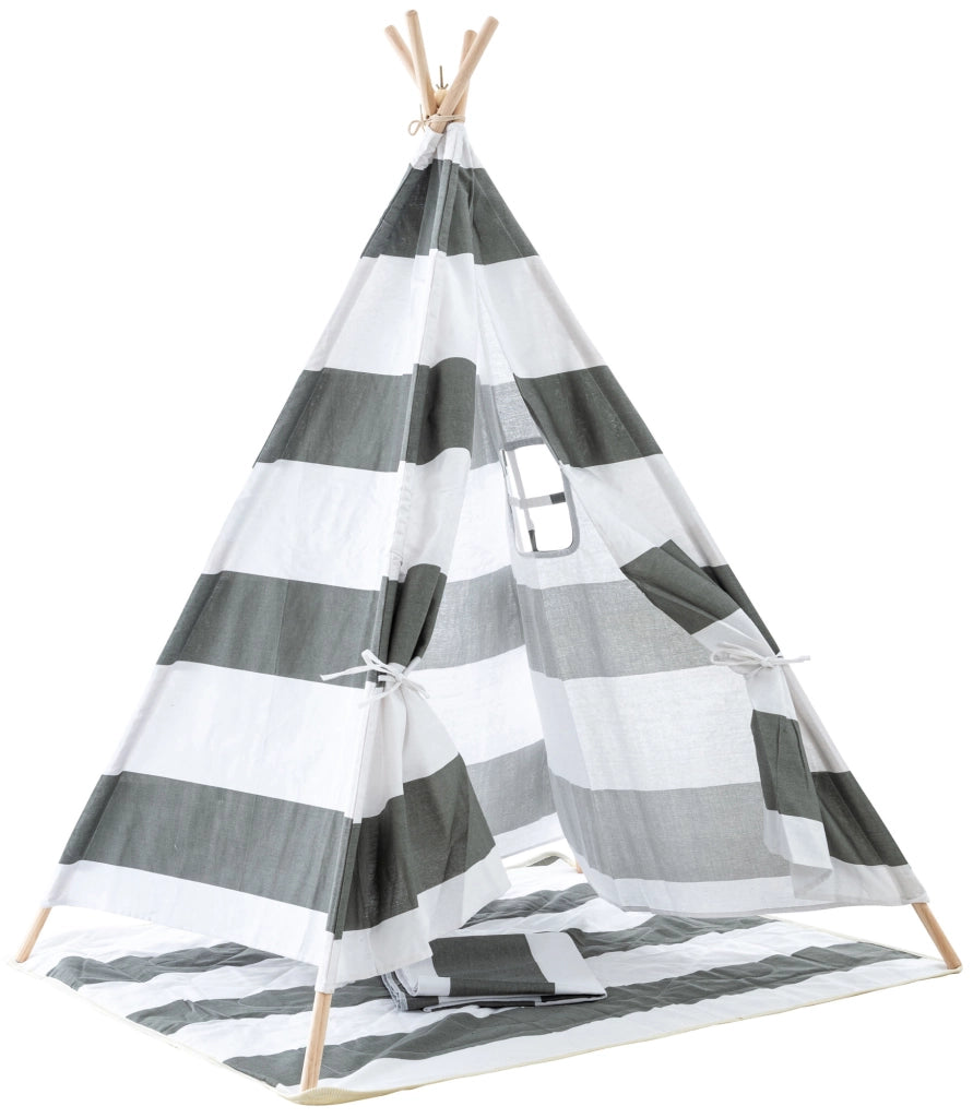 Tenda gioco Esna Grigio a righe