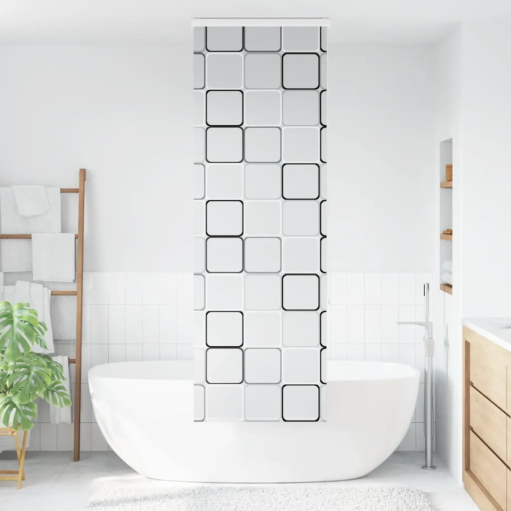 Tenda a rullo | Tenda avvolgibile per Doccia Cassonetto 60x240 cm Larghezza Tessuto