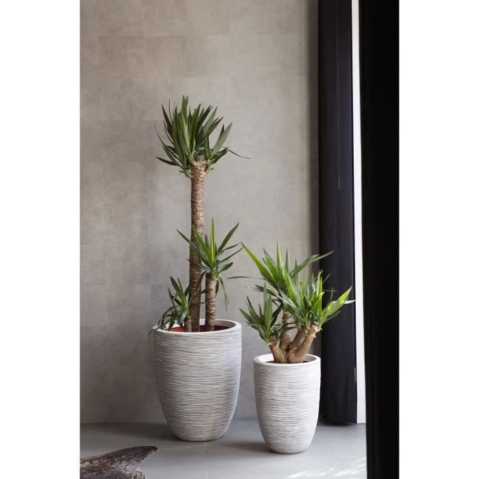 Capi Vaso da fiori Nature Rib 36 x 47 cm Avorio KOFI782 424227