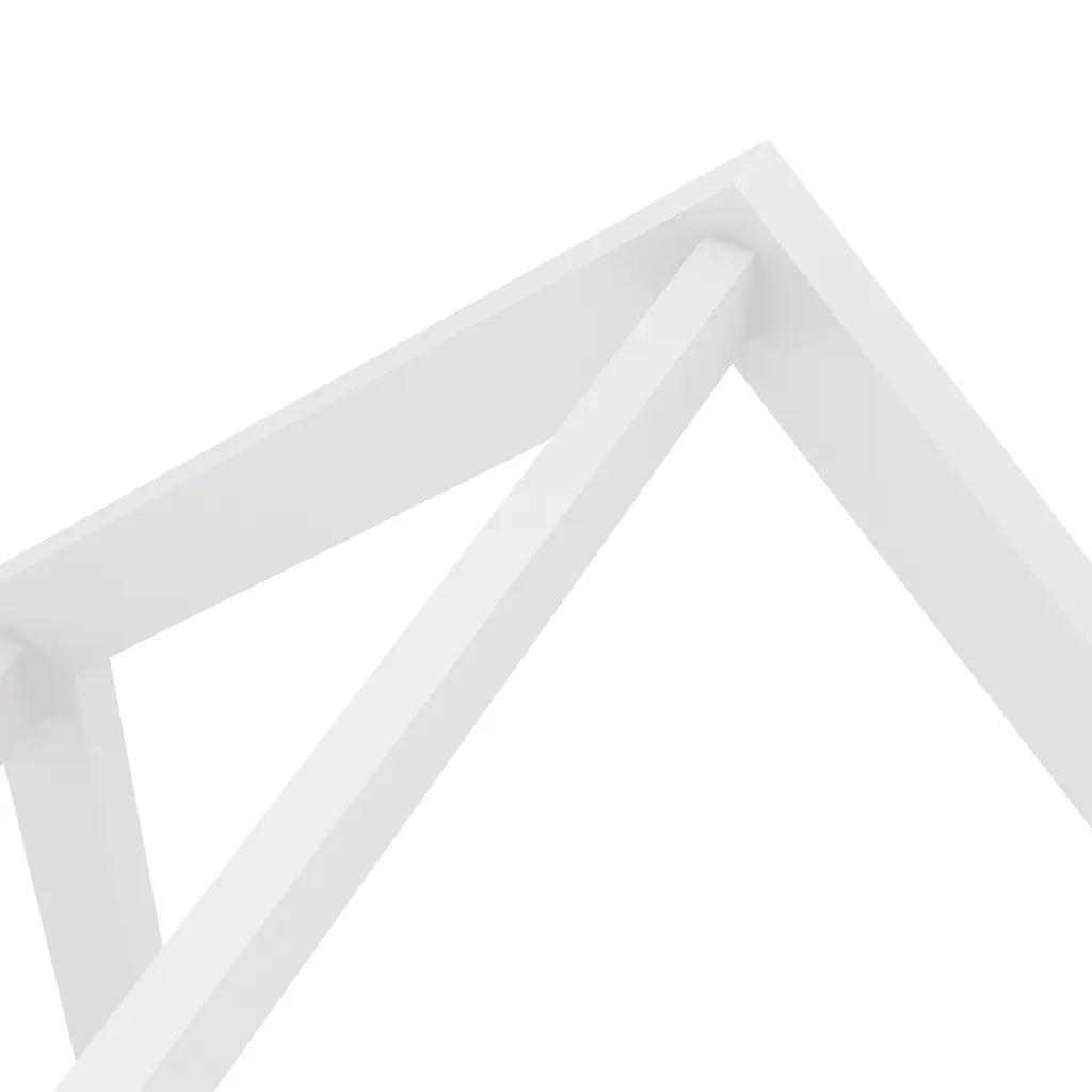 Giroletto per Bambini Cassetto-Struttura Letto Bambini Bianco in Pino Massello 70x140cm