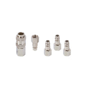Set Raccordi Rapidi Aria Compressa, 5 Pezzi, Grigi - PRACR05/B