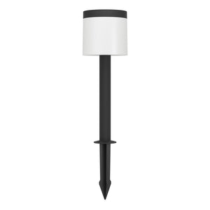 Luce Solare Picchetto Esterno Moderna Pantete Policarbonato Nero E Bianco Led