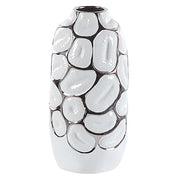 Vaso per fiori in gres porcellanato bianca 28 cm Accessorio per la casa Pezzo d'Stile glamour