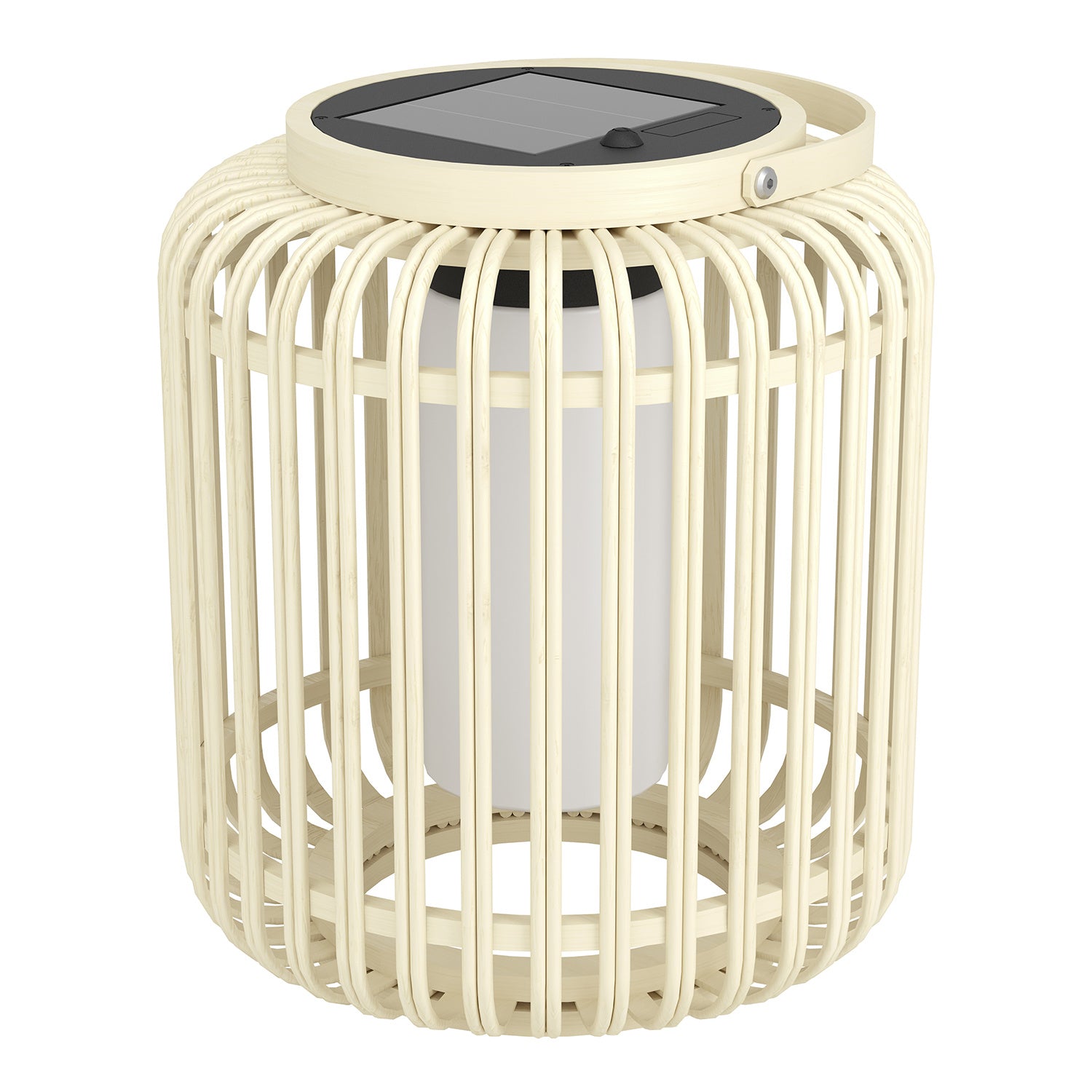 Luce Solare Esterno Marliano Legno Marrone Policarbonato Bianco Led