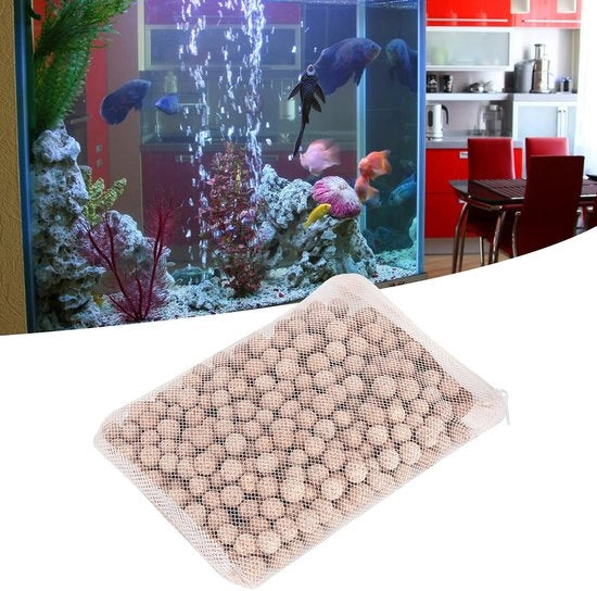 Filtro per acquario in palla - Efficienza nella crescita - Rimuovi sostanze dannose - Qualità dell'acqua stabile - Microorganismi nitrificanti - Palle di nanocristalli di quarzo - Effetto di assorbimento - Media di filtro