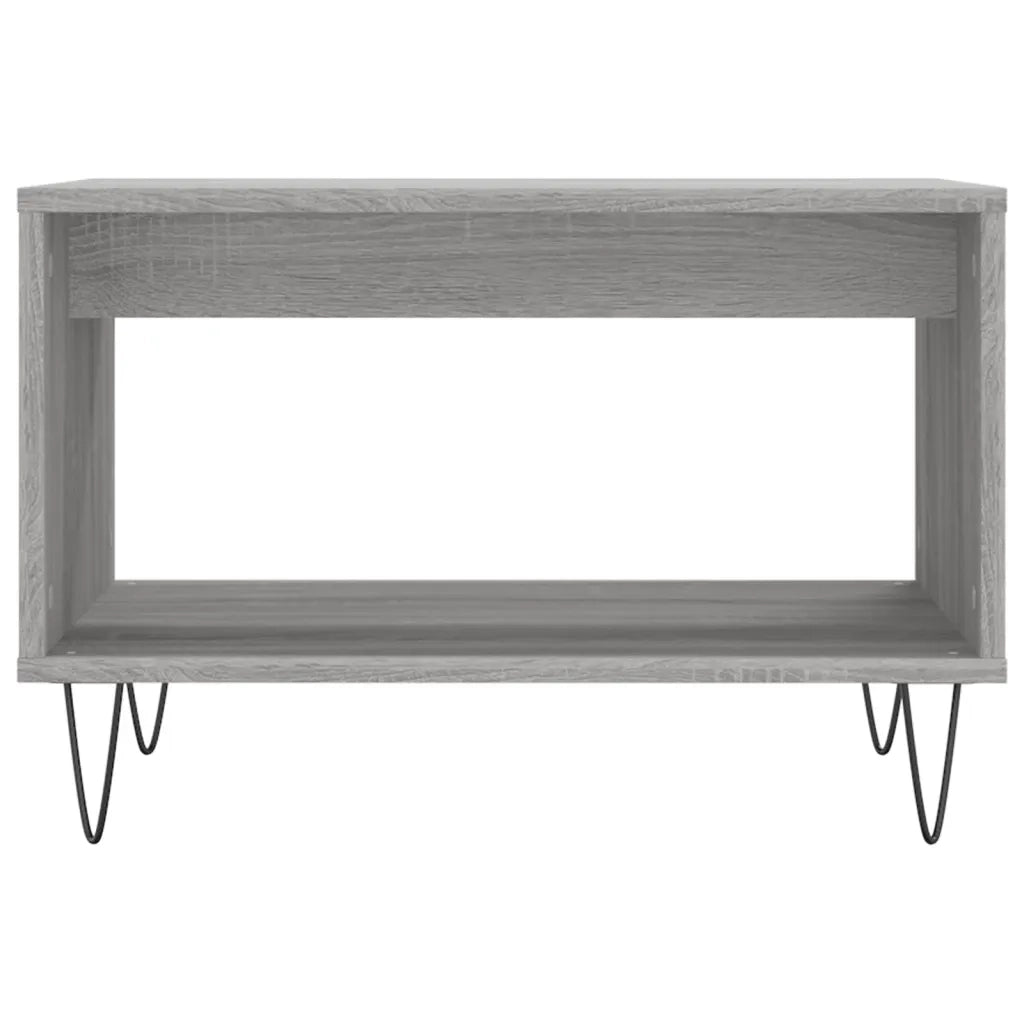 Tavolino da Salotto Grigio Sonoma 60x50x40 cm Legno Multistrato 829258