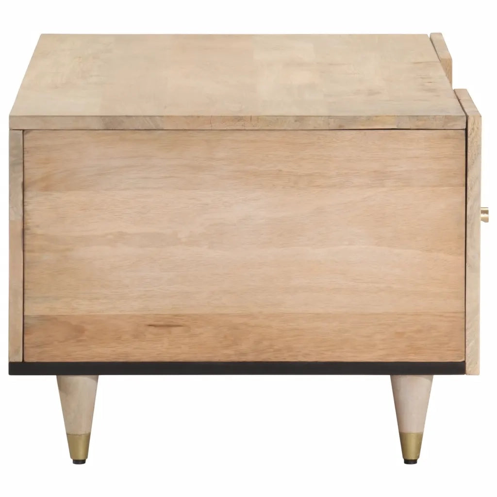 Tavolino da Salotto 100x54x40 cm in Legno Massello di Mango 358260