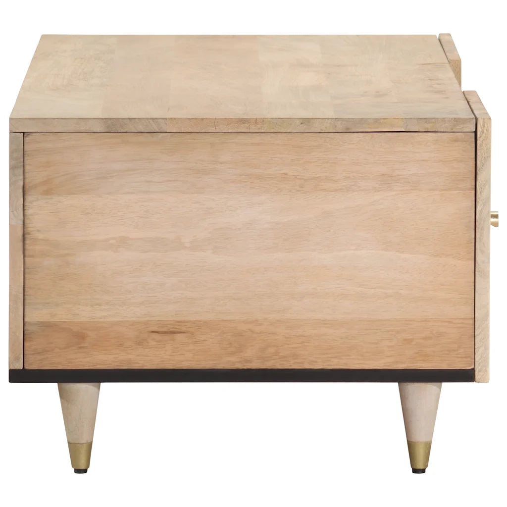 Tavolino da Salotto 100x54x40 cm in Legno Massello di Mango 358260