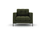 Cosmopolitan Design - Poltrona "Bali" in tessuto strutturato verde 
