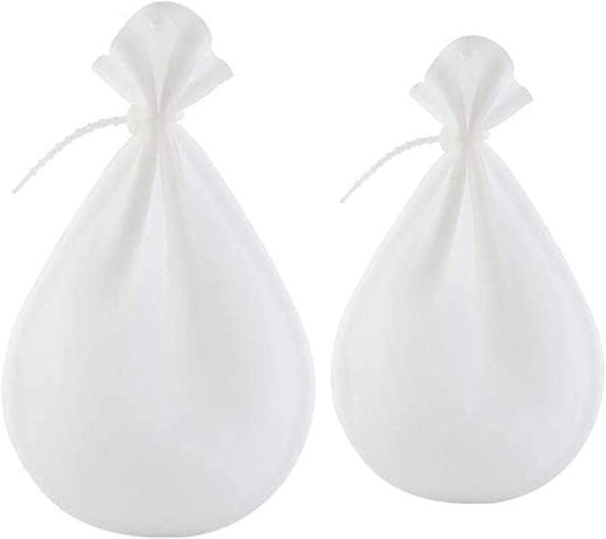 Sacchi di silicone per impastare - sacchi antiaderenti per impastare - sacchi per impasto - sacchi per miscelazione - utensili da forno - accessori da cucina per la preparazione di dolci - pane - pizza - 2pz