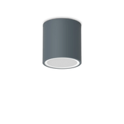 TECHO ROUND FARETTO DA SOFFITTO PER ESTERNO IP54 1 LUCE GU10 D.9CM ANTRACITE