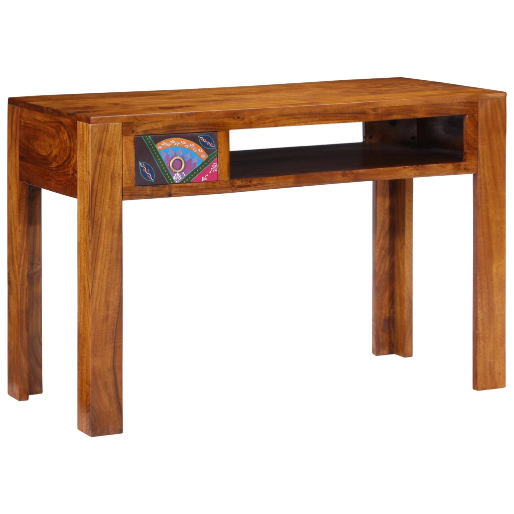 Scrivania 110x50x73 cm Legno Massello Acacia