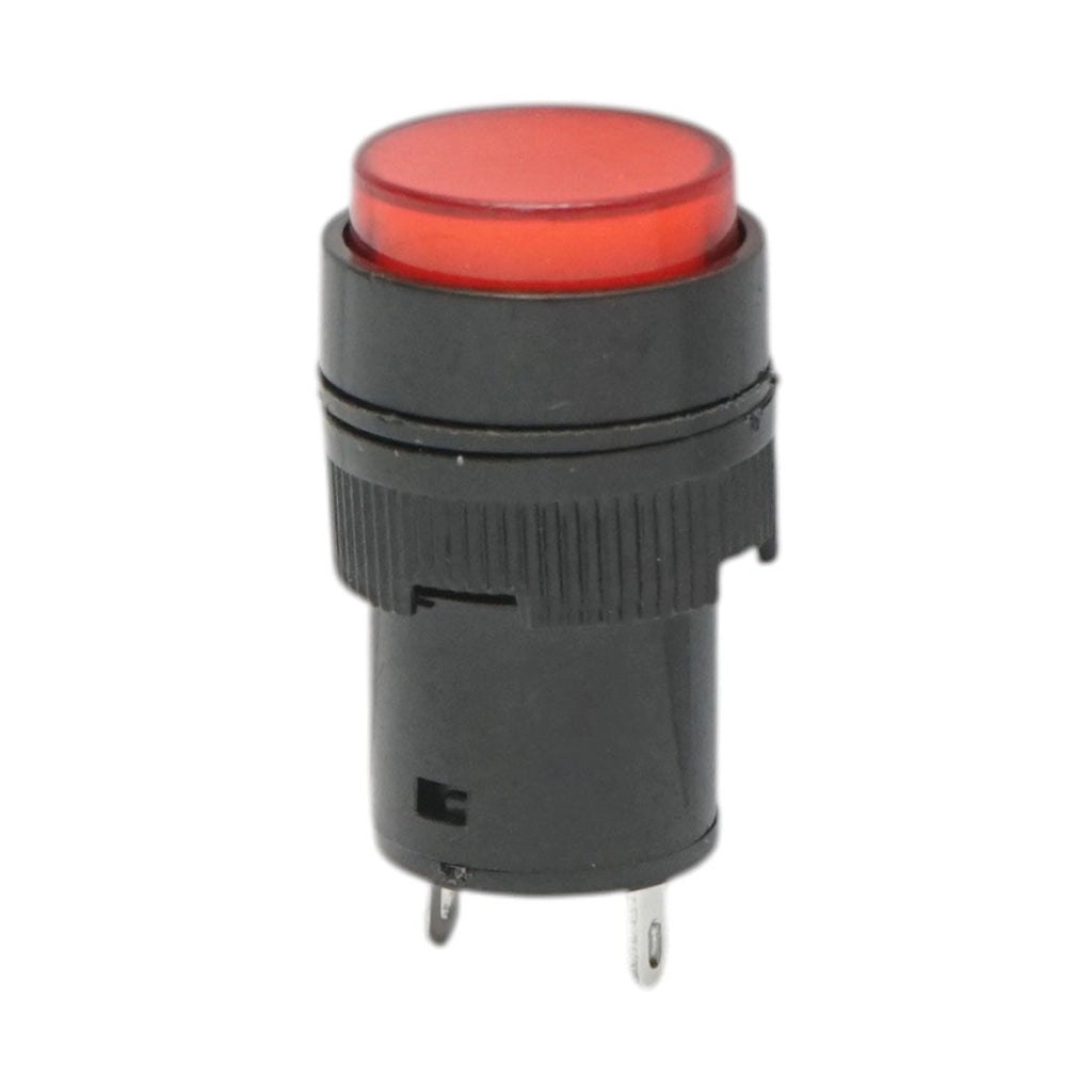 Indicatore di segnale industriale LED rosso 220V Ø 16mm Breckner Germany
