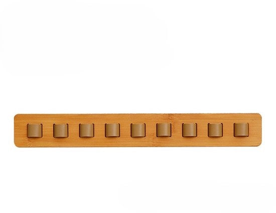 Supporto per occhiali per parete - supporto per più occhiali - Archiviazione di più occhiali - Supporto per occhiali - Supporto per occhiali da sole - in legno - 40*5,5*2,5cm - marrone