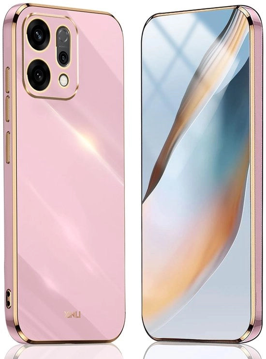Hoesa per OPPO Reno 14 5G in Blu realizzato con elettrodeposizione TPU