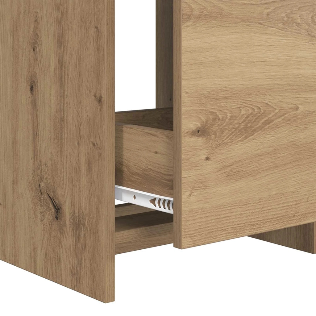 Mobiletto da Bagno Sotto Lavabo Rovere Artigianale 890735