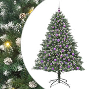 Albero di Natale | Decorazioni natalizie artificiale con 300 LED Verde 180 cm