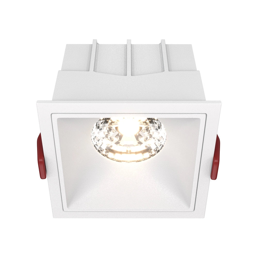 Maytoni Alfa LED faretto incasso quadrato bianco 15W 3000K