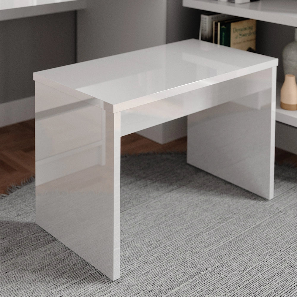 Vicco Panca Bianco 90 cm per tavolo da toeletta