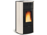extraflame termostufa a pellet raffaella idro h18 col. avorio cod:ferx.vit50532