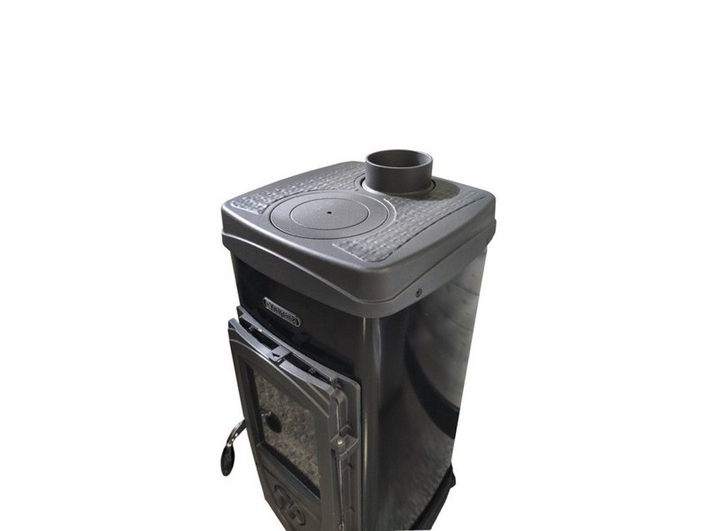 la nordica stufa a legna super junior col. verde cod:ferx.vit53411