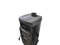 la nordica stufa a legna super junior col. verde cod:ferx.vit53411