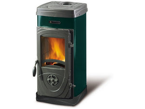 la nordica stufa a legna super junior col. verde cod:ferx.vit53411
