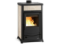 la nordica termostufa a legna termorossella plus evo dsa 4.0 col. liberty panna cod:ferx.vit49565